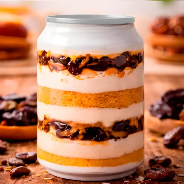 Bolo de Pote Doce de Leite e Ameixa